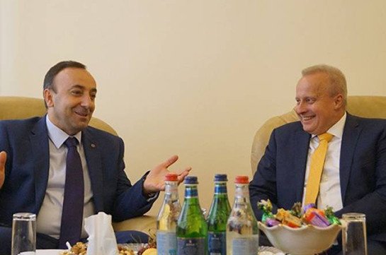 Глава Конституционного суда Армении принял посла России