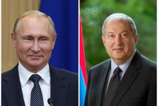 Высоко ценим Вашу роль в деле развития отношений между нашими странами – Владимир Путин поздравил Армена Саркисяна