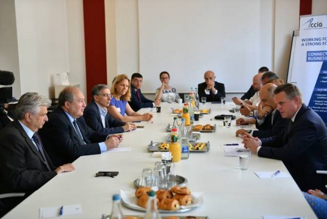 Армен Саркисян встретился с руководителями ряда ведущих швейцарских компаний