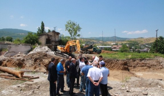 В Степанакерте появится новый жилой квартал: стройплощадку посетил президент Арцаха