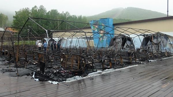 Число детей, погибших при пожаре в хабаровском лагере, увеличилось до трех