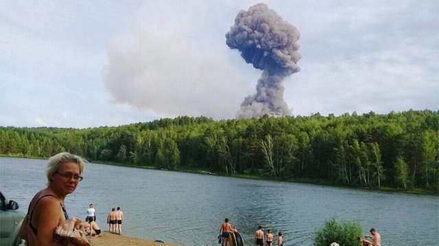 На территории воинской части в Красноярском крае произошел взрыв