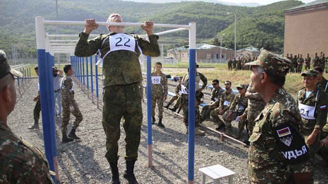 В Армении стартовал первый этап «Атлет» международного конкурса АРМИ-2019 «Воин мира»
