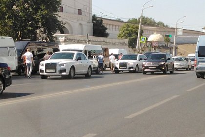 Автомобиль из «Кортежа» Путина попал в аварию