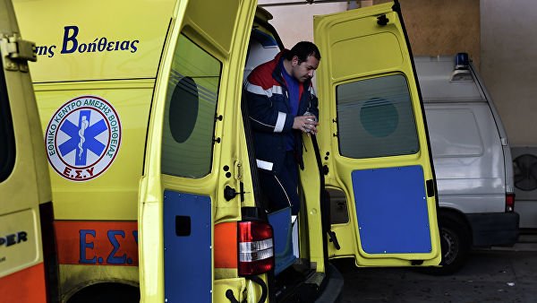 В окрестностях Афин произошел сильный лесной пожар