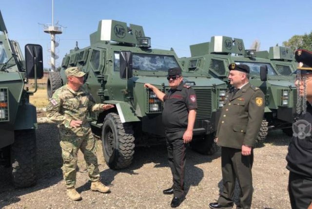 Делегация во главе с начальником Военной полиции находится в Грузии