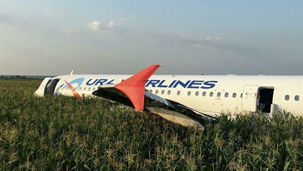 Кремль назвал посадивших самолет на кукурузное поле летчиков героями