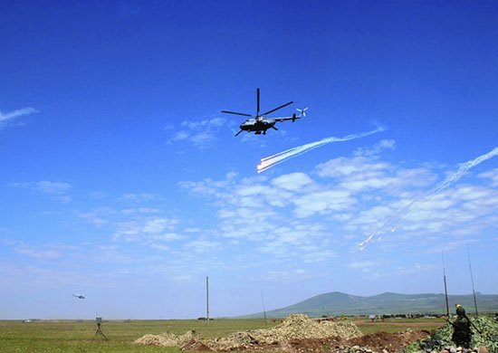 В Армении в ходе ДКШУ летчики армейской авиации ЮВО уничтожили цели по координатам, полученным от расчетов БпЛА