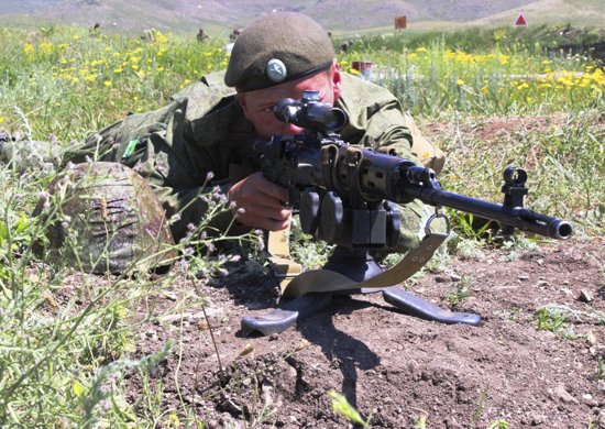 Снайперы российской военной базы в Армении уничтожили условного противника в горах