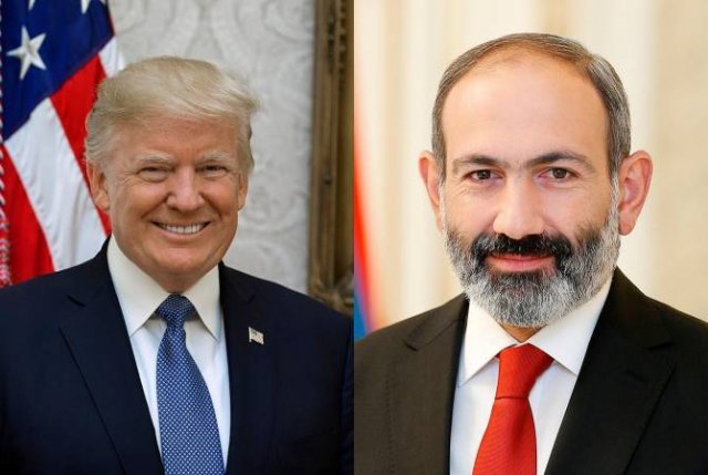Трамп поздравил Пашиняна с Днем независимости Армении