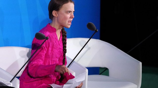 Экоактивистка из Швеции Грета Тунберг: «Вы украли моё детство!»