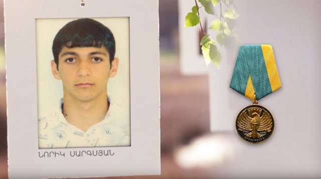 Героически погибшему в Апрельской войне Норику Саркисяну сегодня исполнилось бы 23 года