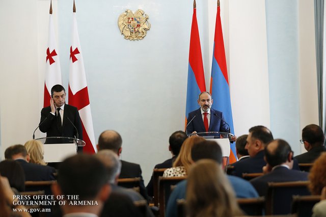 Никол Пашинян: Развитие армяно-грузинских отношений должно быть лишено любого фактора внешнего воздействия
