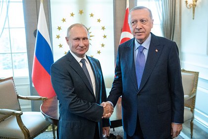 Путин обсудил с Эрдоганом военную операцию Турции в Сирии