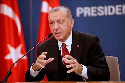 Эрдоган заявил о намерении продолжить обстрелы террористов