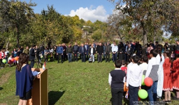 Президент Арцаха посетил село Херхан Мартунинского района