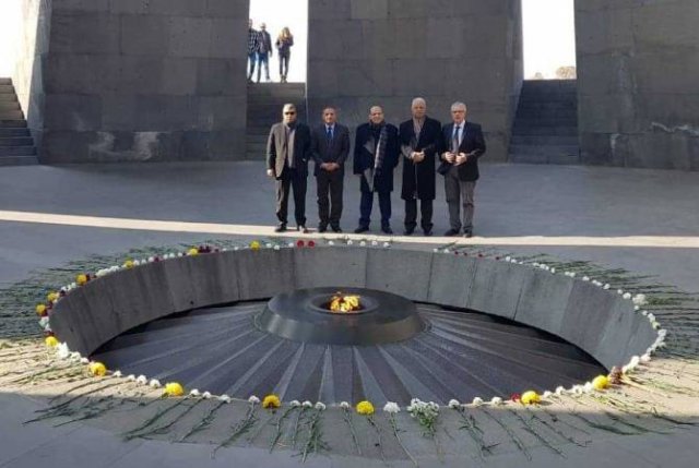 Делегация Египта на международной конференции посетила Мемориал в Цицернакаберде