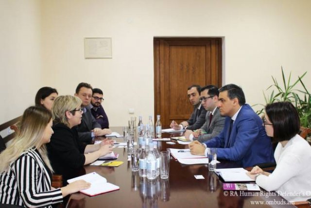 Арман Татоян принял председателя Конференции международных неправительственных организаций СЕ