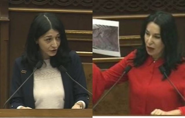 Вы были в прошлом парламенте: что вы сделали, чтобы таких школ не было? Арпи Давоян – Наире Зограбян