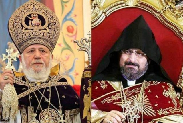 Католикос Всех Армян поздравил новоизбранного Армянского патриарха Константинополя