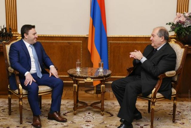 Президент Армении принял всемирно известного скрипача Максима Венгерова