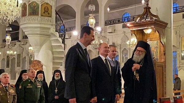 Путин посетил российский командный пункт в Сирии