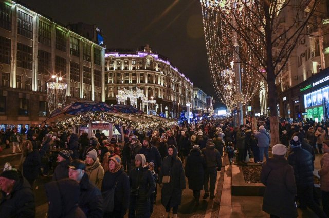 Москву на новогодние праздники посетили 5 миллионов туристов