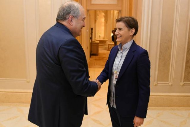 Армяно-сербские отношения прогрессируют: президент Армении и премьер-министр Сербии