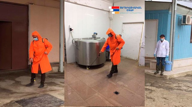 Арцах: в магазинах, на объектах общепита проводится дезинфекция