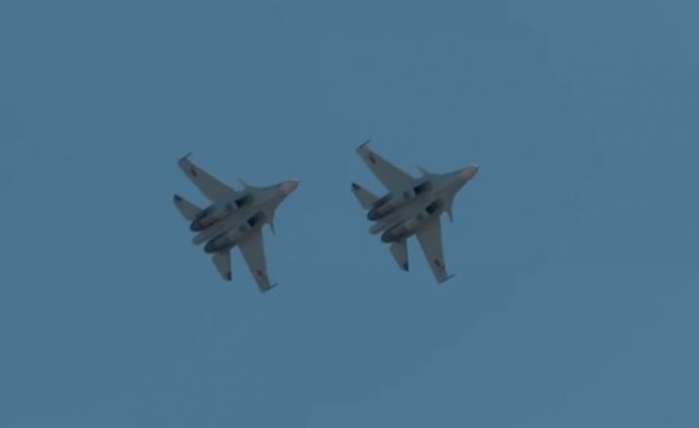 В Армении истребители Су-30СМ начали интенсивные тренировки и учебные полеты