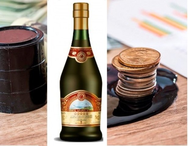 Баррель азербайджанской нефти теперь дешевле бутылки армянского коньяка