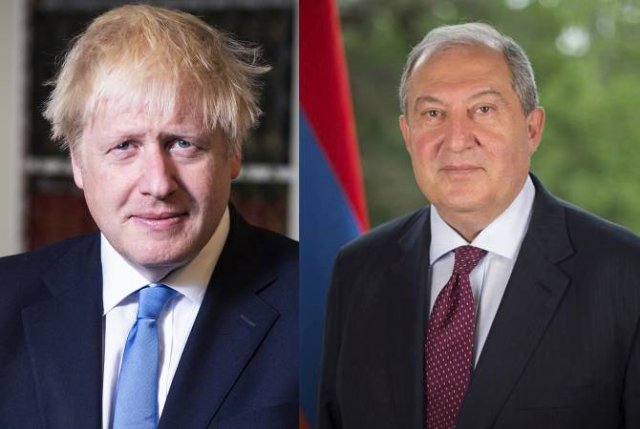 Президент Армен Саркисян пожелал Борису Джонсону скорейшего выздоровления