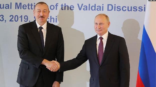 Алиев Путину: После июльских боев Россия поставила в Армению 400 тонн грузов военного назначения