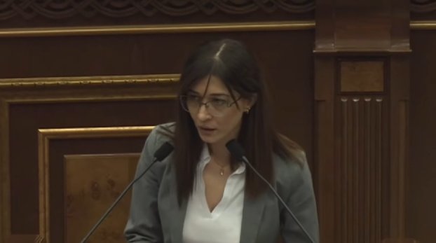 Депутат от правящей партии Арпи Давоян получила предупреждение от спикера парламента Армении