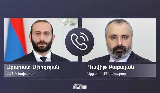 Главы МИД Армении и Арцаха провели телефонный разговор
