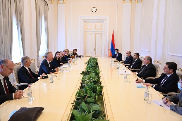 Армен Саркисян принял делегацию Группы докладчиков Комитета министров СЕ по вопросам демократии