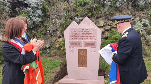 Во французском Биаррице открылся памятник жертвам Геноцида армян