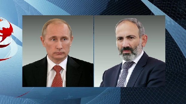Владимир Путин и Никол Пашинян обсудили ситуацию на армяно-азербайджанской границе - ТАСС