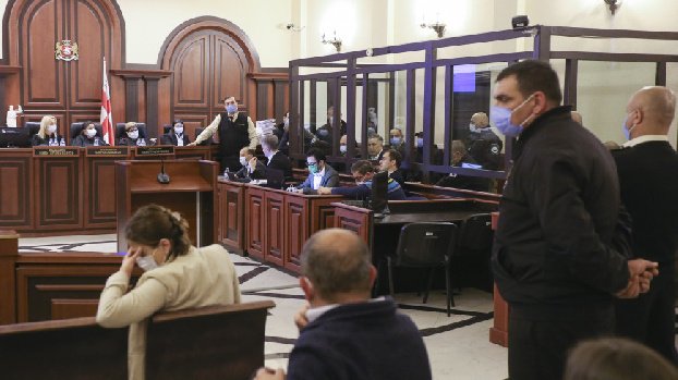 Грузинские полицейские распылили на сторонников Саакашвили перцовый спрей