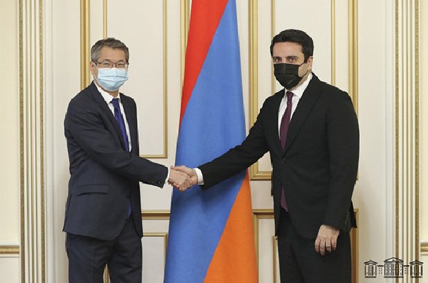 Alen Simonyan and the Ambassador of Kazakhstan raised the issue of the return of Armenian prisoners of war