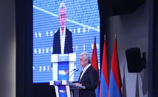 I am not making a protocol speech at the Congress, but I am talking openly and directly with you - Serzh Sargsyan