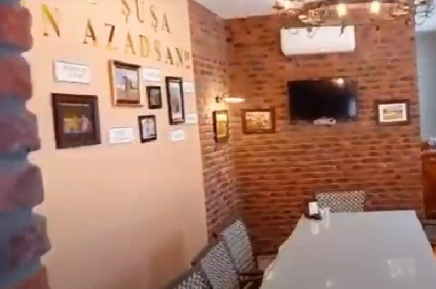 Азербайджанцы устроили кафе на территории церкви Канач жам в Шуши