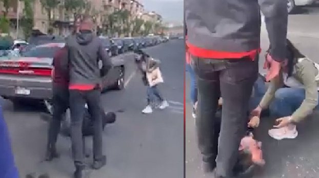 На проспекте Комитаса в Ереване водитель сбил участника мирной акции неповиновения