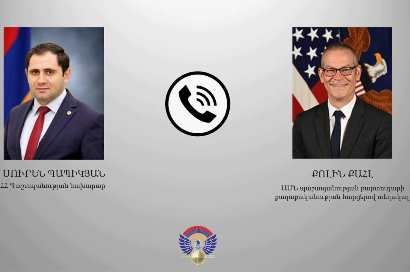 Министр обороны Армении провел беседу с замсекретаря обороны США по политическим вопросам