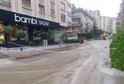 В день инаугурации Эрдогана Анкару затопило